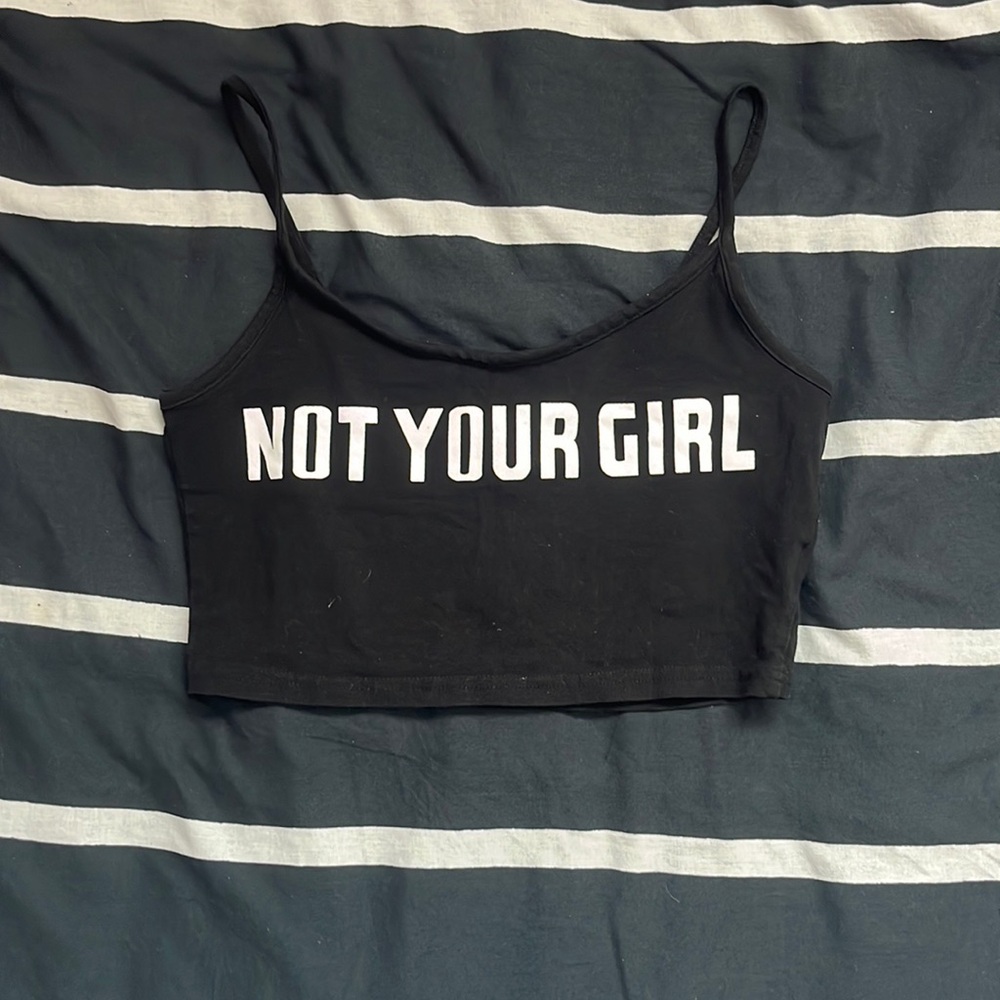 ‼️ Statement Crop Top